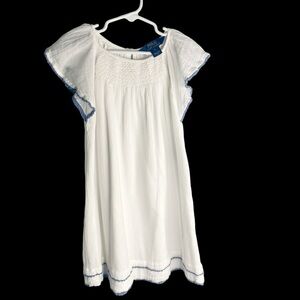 Ralph Lauren Girls white dress smocked 6
